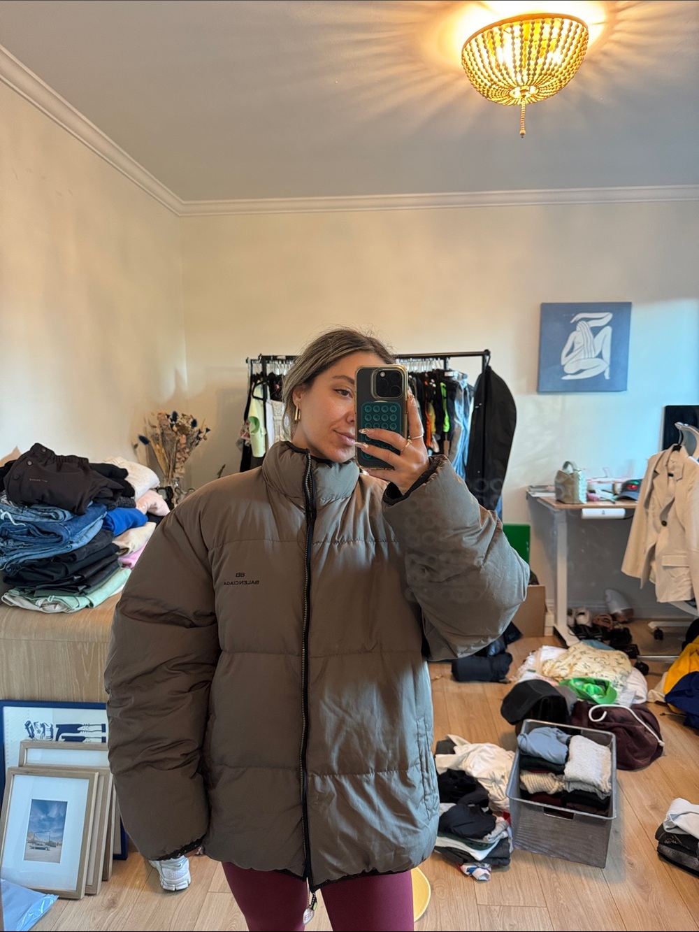 Vintage 90s Balenciaga sport Puffer Jacket - Picture 14 of 14